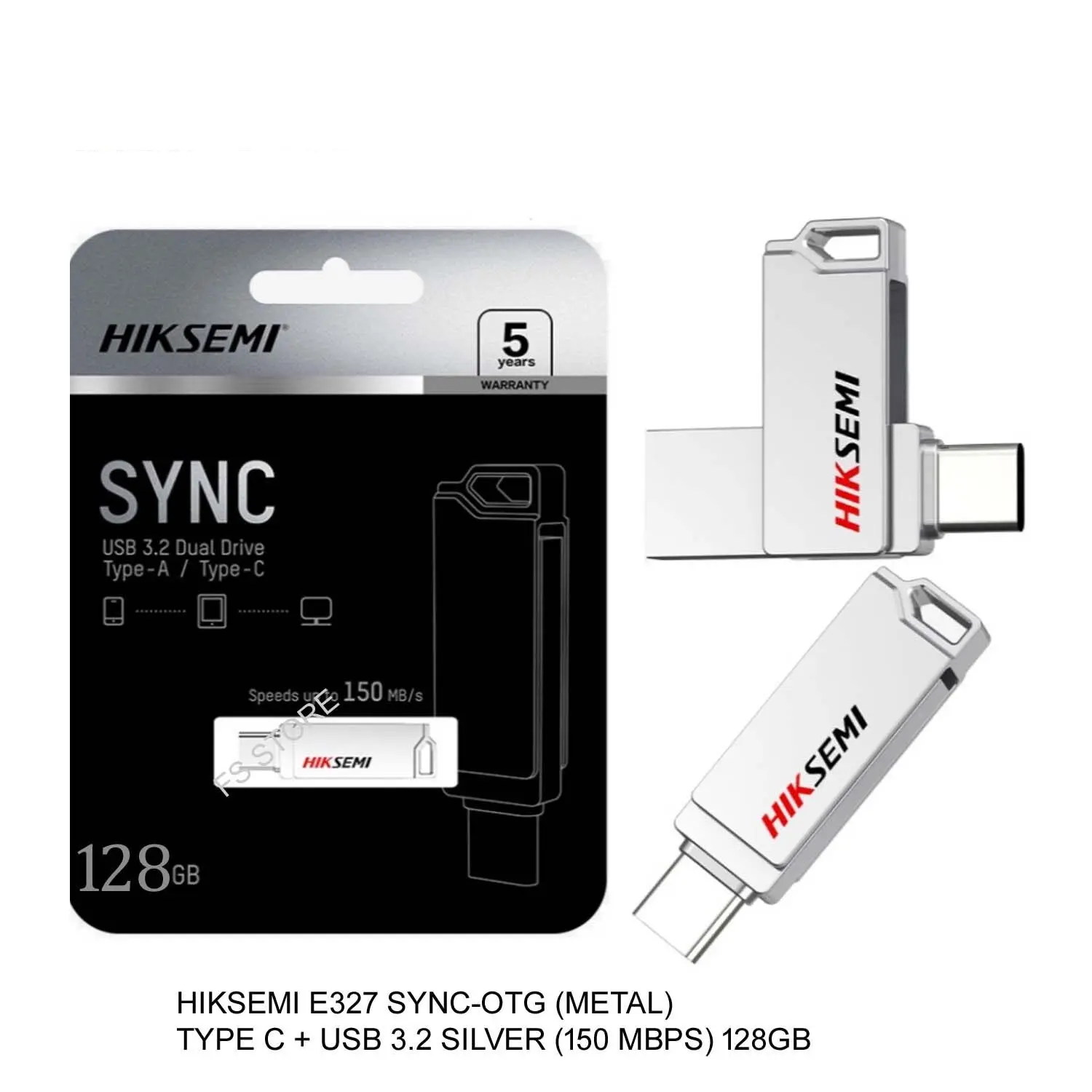 Hiksemi Sync Dual Drive Usb Type-C - Otg - 3.2